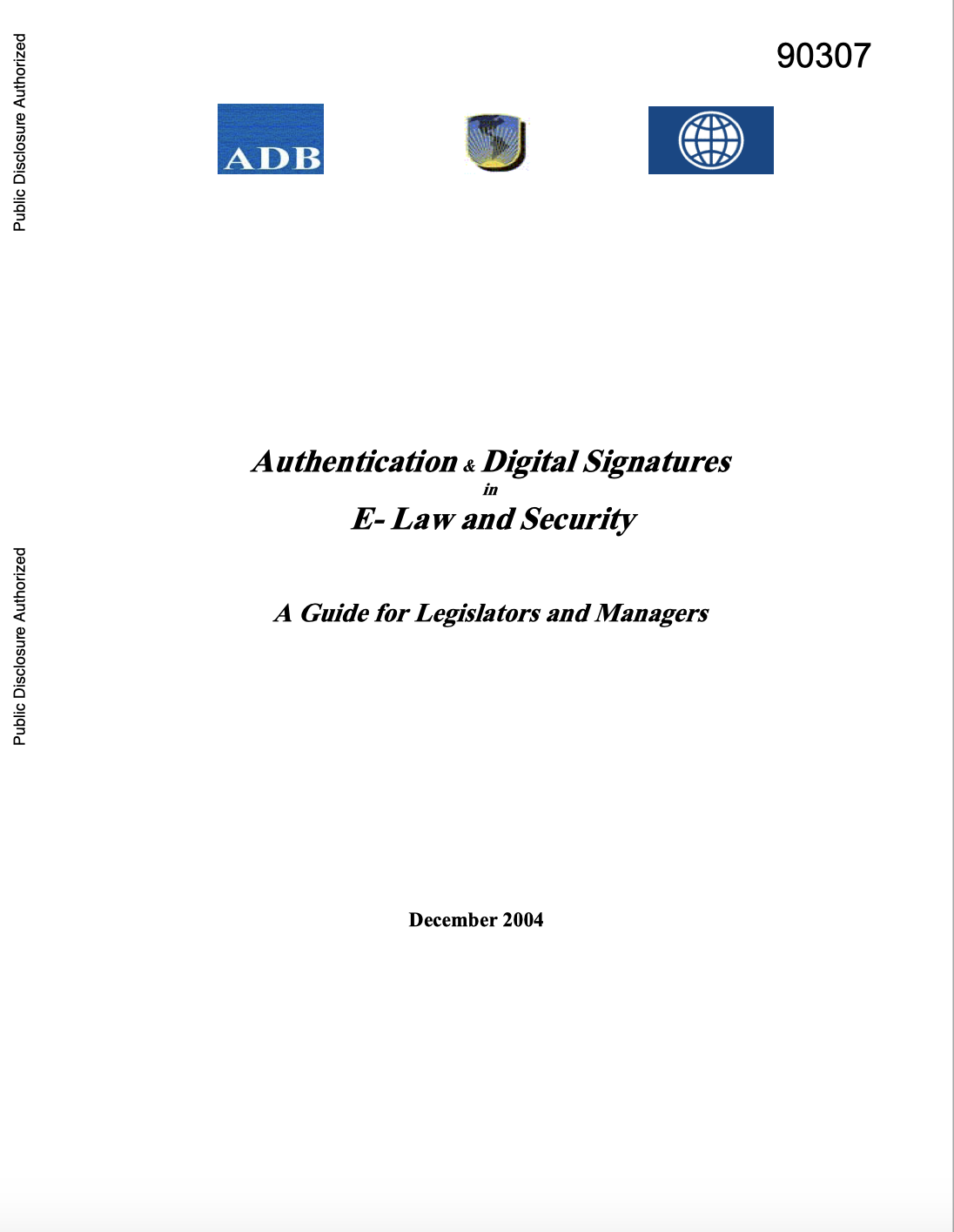 Authentication Digital Signatures In E- Law And Security